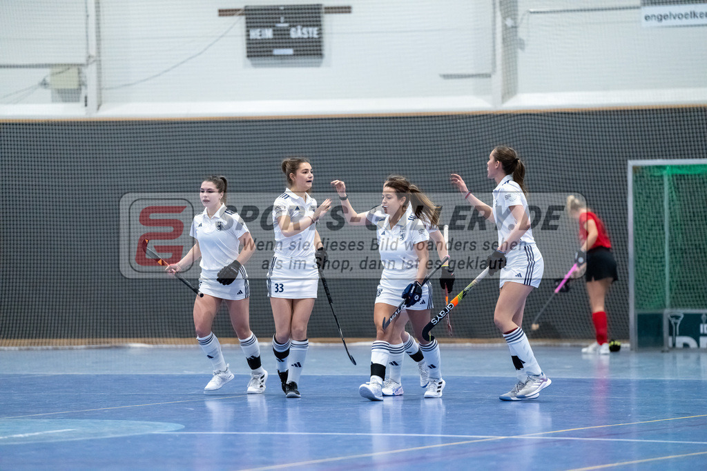 HK_20250111_101410 | 1. Bundesliga Halle Damen Düsseldorfer Hc - Club Raffelberg am 11.1.2025 Halle DHC, Düsseldorf ,