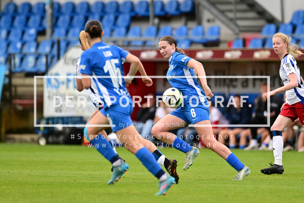 Fußball I Frauen I Saison 2024-2025 I 2. Bundesliga I 26. Spieltag I SV Meppen - Hamburger SV I 013505 | Laura Bröring (6, SV Meppen 1912 e.V.) - Realisiert mit Pictrs.com