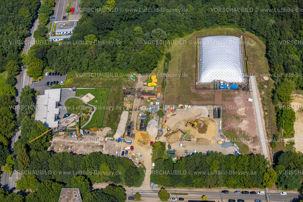 Gladbeck240806645 | Traglufthalle Enfieldstraße, städt. Kindergarten Berliner Straße, Rentfort, Gladbeck, Ruhrgebiet, Nordrhein-Westfalen, Deutschland