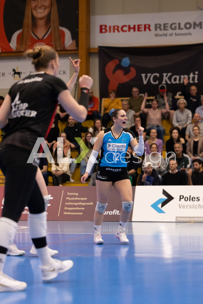 Volleyball I Frauen I Saison 2025-2026 I Volleyball NLA | Women I 1/2 Finals I  VC Kanti Schaffhausen - Sm'Aesch Pfeffingen I 18.03.2026 | 12 Isabella Loffreda (CH) (VC Kanti Schaffhausen) – Libera - Realisiert mit Pictrs.com
