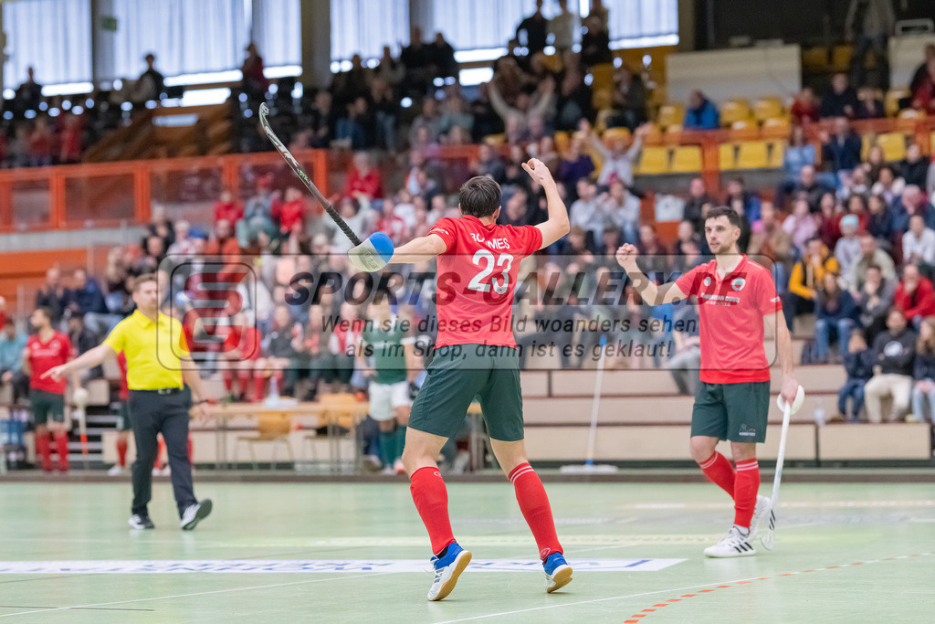 HK_20230108_102423 | 1. Bundesliga ( Halle ) Herren Crefelder HTC - Uhlenhorst Mülheim am 8.1.2023 Crefelder HTC  ( CHTC ), Krefeld , Boomes Anton ( Crefelder HTC #23 )