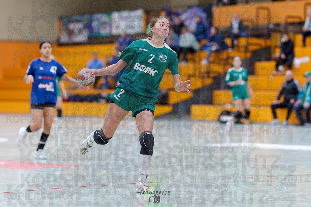 Jugenbundesliga wJB; HSG Kleenheim/Langgöns - SG Kappelwindeck/Steinbach | Jugenbundesliga wJB; HSG Kleenheim/Langgöns - SG Kappelwindeck/Steinbach am 23.11.2025 in Oberkleen (Weidig-Halle)Photo © 2025 - Jörg Heinrich - Realisiert mit Pictrs.com