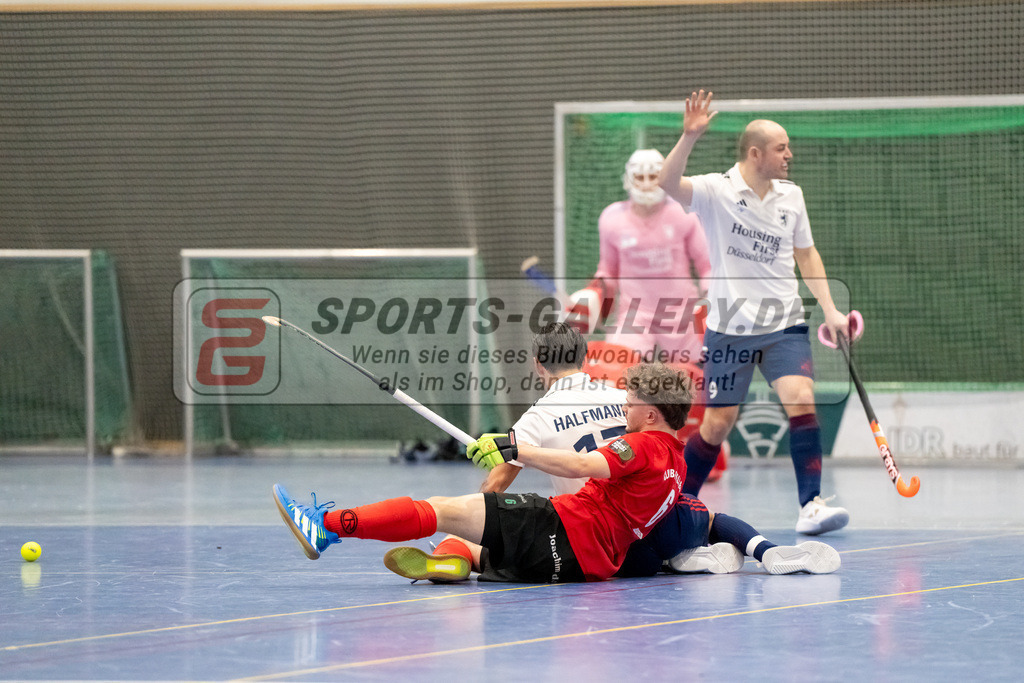 HK_20250201_102142 | 2. Bundesliga Halle Herren Düsseldorfer HC - Club Raffelberg am 1.2.2025 Halle am Seestern, Düsseldorf ,