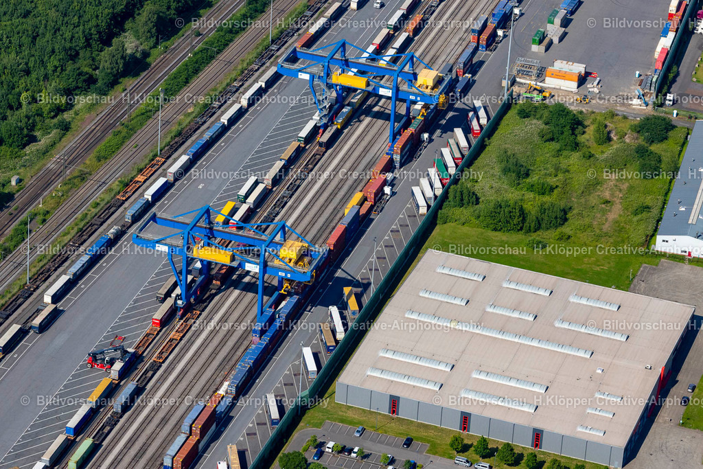 Luftbild Duisburg-4389 | Luftbild Container- Terminal " Samskip Multimodal Rail Terminal " im logport in Duisburg im Bundesland Nordrhein-Westfalen, Deutschland - Realisiert mit Pictrs.com