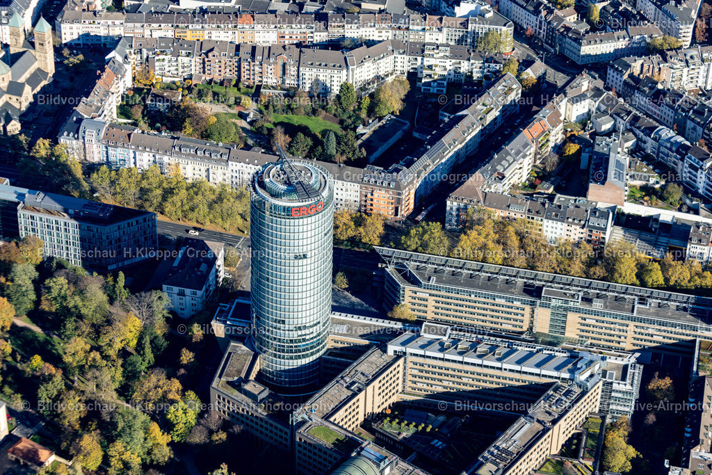 luftbild-duesseldorf-ergo-group-8894 | Luftbildfotografie Hermann Klöpper - Realisiert mit Pictrs.com