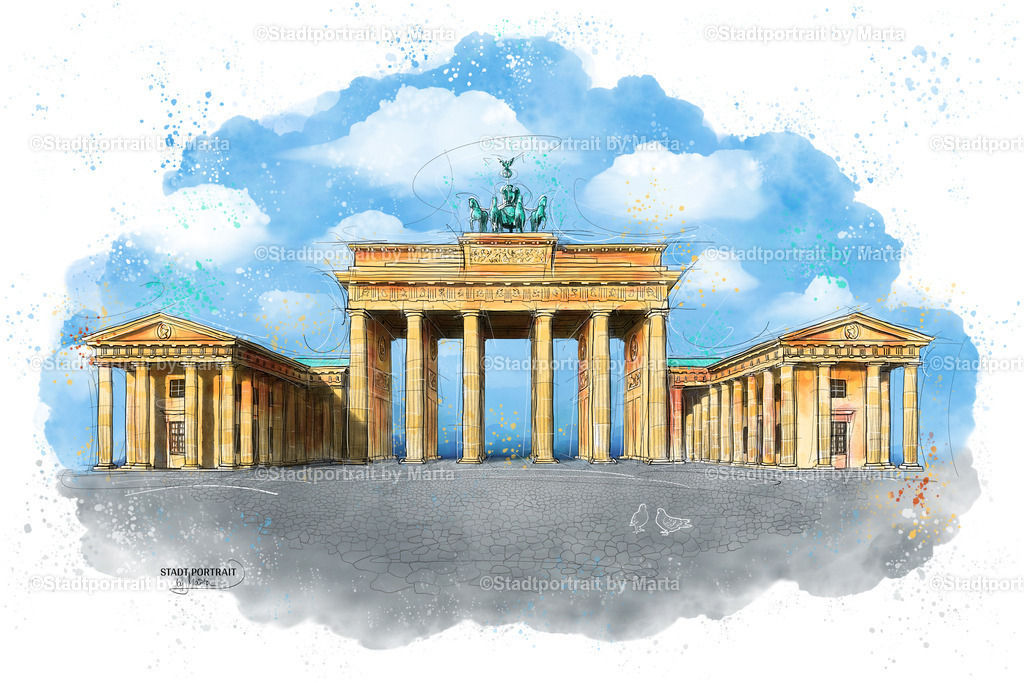 Brandenburger Tor Berlin – Stadtportrait by Marta | Stadtportrait by Marta