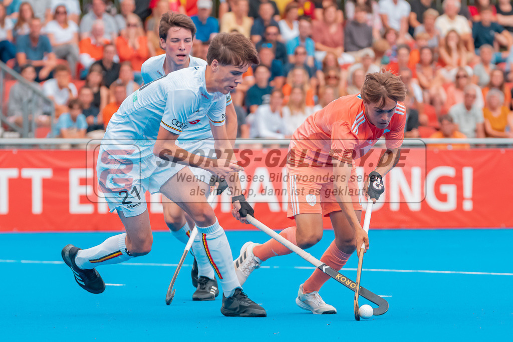 HK_20230715_102231 | Euro Hockey MU18 SF1 Belgium vs Netherlands  Championship Girls & Boys am 15.7.2023 CHTC , Krefeld ,