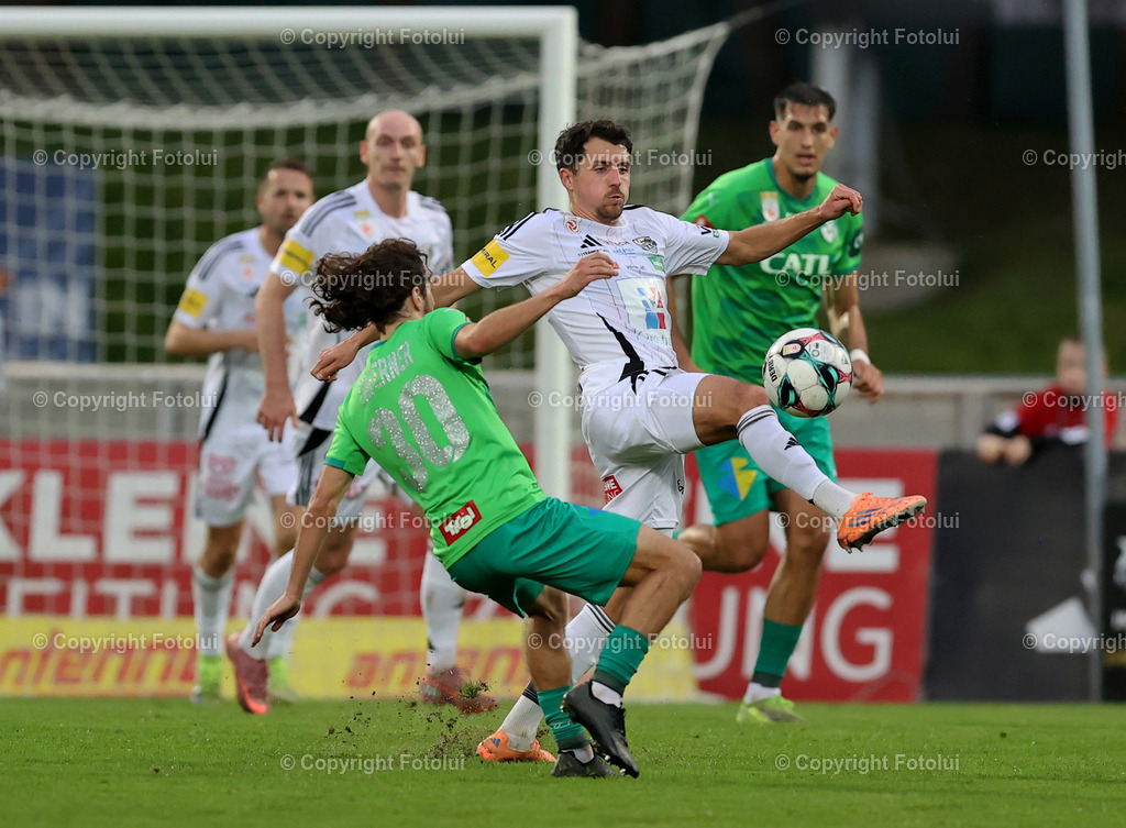 A_LUI_02112025_10 | SPORT FUSSBALL ADMIRAL BUNDESLIGA RZ PELLETS WAC-WSG TIROL 02.11.2025 IM BILD: ALESSANDRO SCHOEPF (WAC) UND MATTHAEUS TAFERNER  (TIROL) FOTO:FOTOLUI/MW