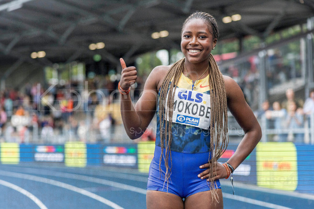 Deutsche Leichtathletik-Meisterschaften; Bochum-Wattenscheid, 26.07.2026 | Judith Bilepo Mokobe (USC Mainz) gewinnt überraschend den Titel über 200m; Deutsche Leichtathletik-Meisterschaften am 26.07.2026 im Lorheide-Stadion, Bochum-Wattenscheid (Nordrhein-Westfalen).