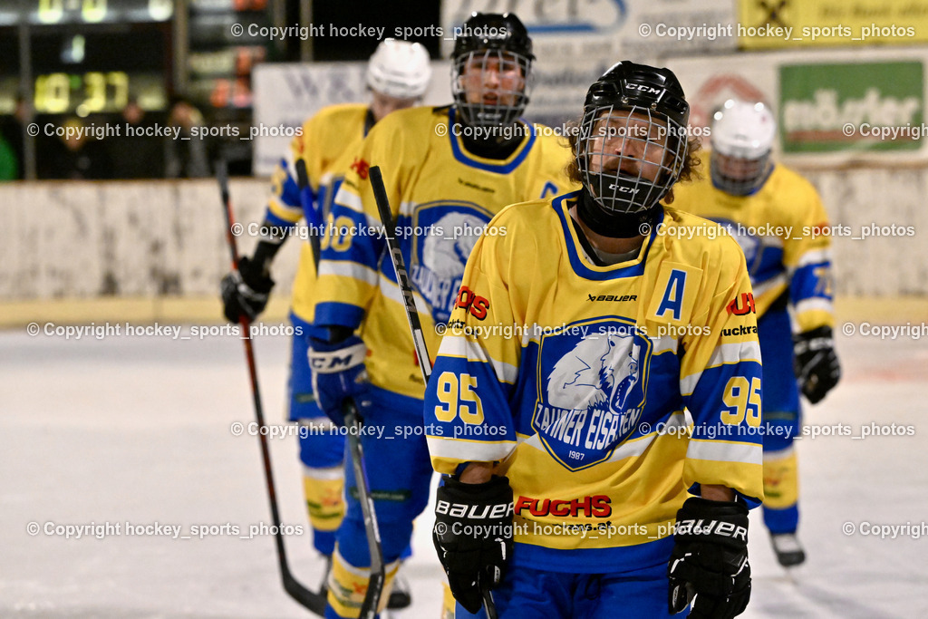 ELV Zauchen vs. EC Tigers Paternion  | #95 Krumpl Kevin ELV Zauchen, ELV Zauchen vs. EC Tigers Paternion , ELV Zauchen vs. EC Tigers Paternion  am 02.01.2025 in Eisoval Zauchen (Stadthalle Villach), Austria, (Photo by Bernd Stefan)