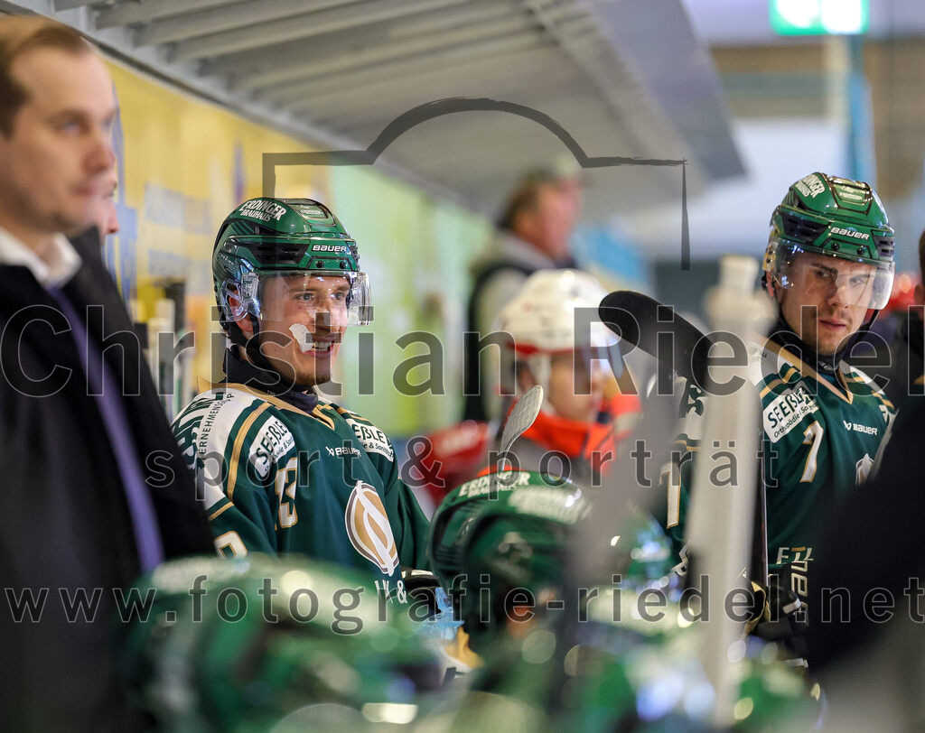 2025-09-14_052_TSV_Erding_gegen_EC_Peiting | Erding, Deutschland, 14.09.2025:Eishockey, Oberliga Süd 2025 / 2026, Testspiel, TSV Erding gegen EC Peiting, Endergebnis: 2:3Foto: Christian Riedel / fotografie-riedel.net