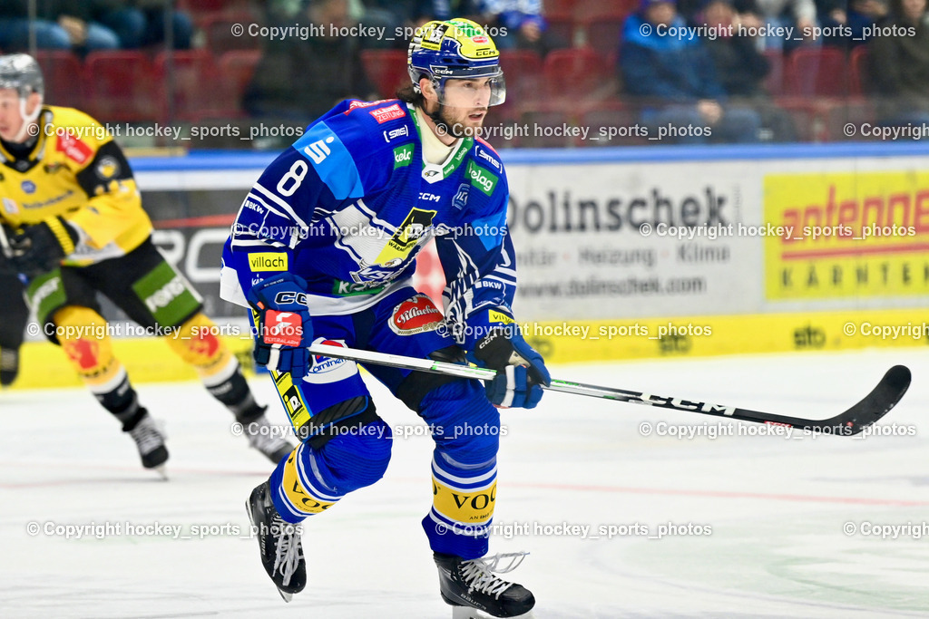 EC IDM Wärmepumpen VSV vs. HC Pustertal | #8 Rebernig Maximilian EC VSV, EC IDM Wärmepumpen VSV vs. HC Pustertal, EC IDM Wärmepumpen VSV vs. HC Pustertal am 15.11.2024 in Villach (Stadthalle Villach), Austria, (Photo by Bernd Stefan)