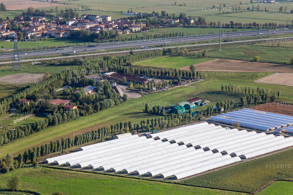 Vue aérienne: Cascina Reina, Red Tech 