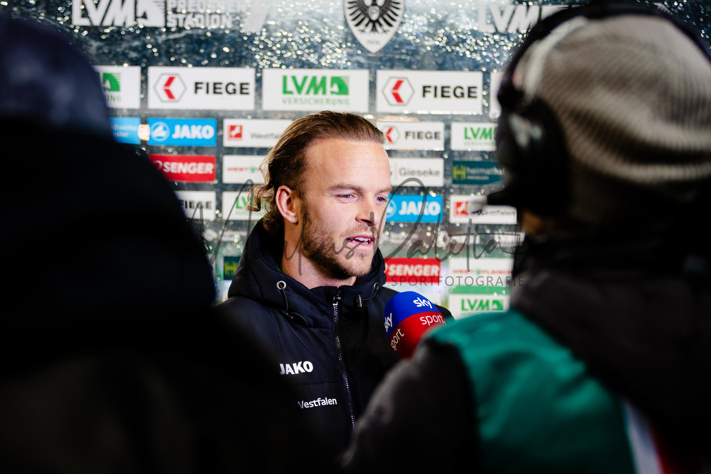 2. Bundesliga, Saison 2025/26, 15. Spieltag: SC Preußen Münster - Hannover 96 | Münster, 05.12.2025: 2. Bundesliga, 15. Spieltag, SC Preußen Münster gegen Hannover 96 im LVM-Preußenstadion in Münster. Foto: sportfotografie.ms | Markus Paletta - Realisiert mit Pictrs.com