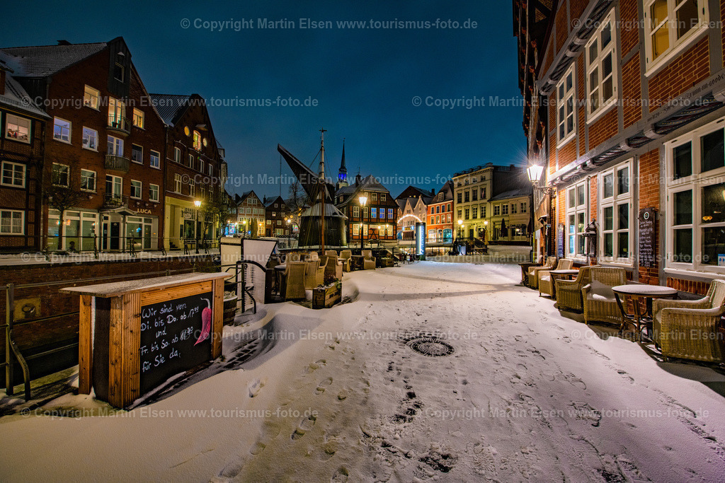 Stade Fischmarkt im Schnee Winter_ELS_0659290121 | Fotos aus den Touristenorten aus Norddeutschland. - Realisiert mit Pictrs.com