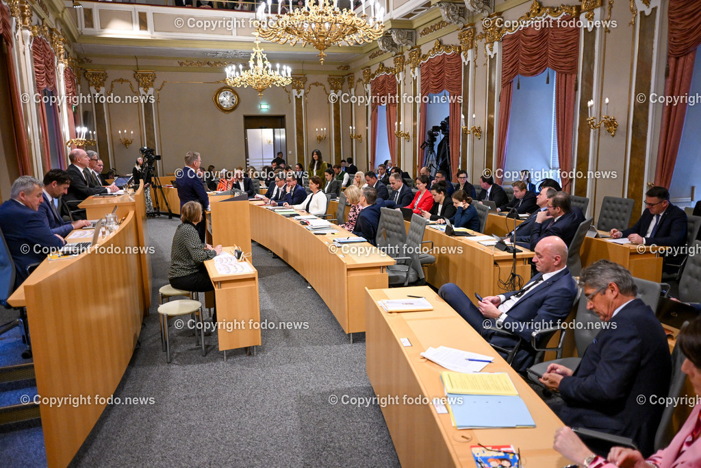 Landhaus Linz_ Promenade_ Landtagssitzung_ 07.03.2024-67 | 07.03.2024, Landhaus Linz AUT, Promenade, Landtagssitzung, im Bild Ooe Landtag, Landtagsabgeordnete, Ooe Landesregierung