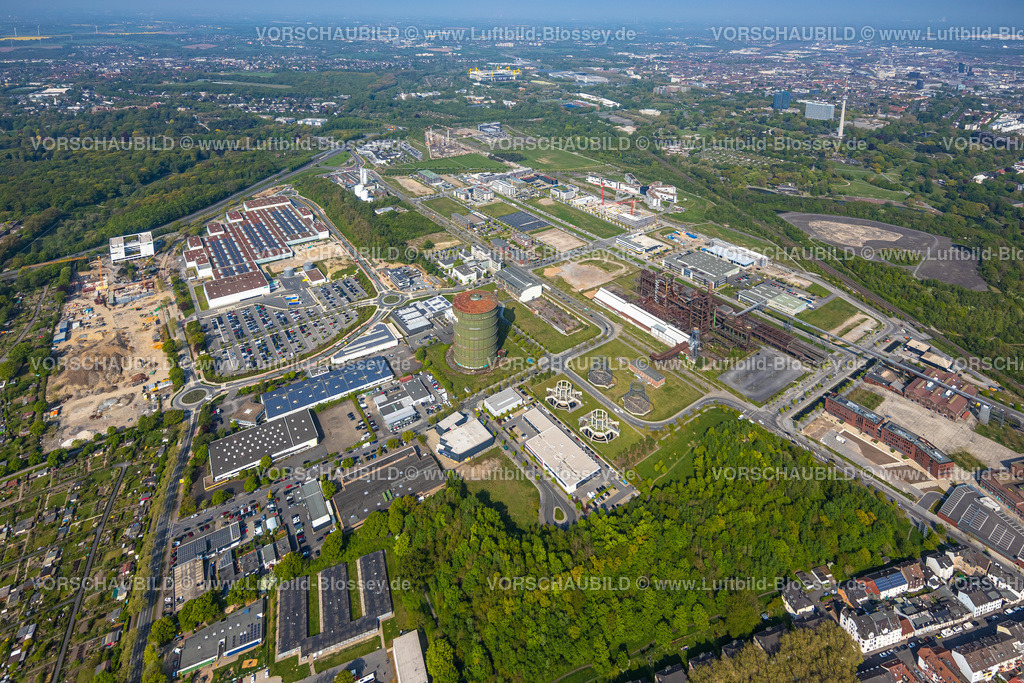 Dortmund220500353PhoenixWest | Luftbild von PHOENIX West , ehemaliges Stahlwerk Phoenix, ZfP – Zentrum für Produktionstechnologie Dortmund , MST: MST.factory dortmund,  Hörde, Dortmund, Ruhrgebiet, Nordrhein-Westfalen, Deutschland 