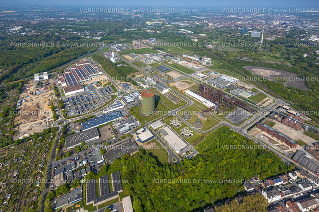 Dortmund220500353PhoenixWest | Luftbild von PHOENIX West , ehemaliges Stahlwerk Phoenix, ZfP – Zentrum für Produktionstechnologie Dortmund , MST: MST.factory dortmund,  Hörde, Dortmund, Ruhrgebiet, Nordrhein-Westfalen, Deutschland 