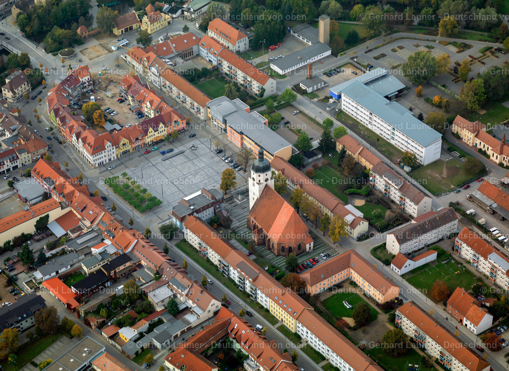 3069211 | Marktplatz und Paul-Gerhardt-Kirche, Lübben