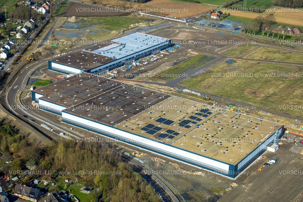 Dortmund260305299 | Luftbild, LogPoint Ruhr, Brache des ehemaligen Knepper-Kraftwerks, Baustelle mit Logistikhallen für neues Gewerbegebiet und Industriegebiet als Logistikpark und Gewerbepark, Dortmund, Ruhrgebiet, Nordrhein-Westfalen, Deutschland
