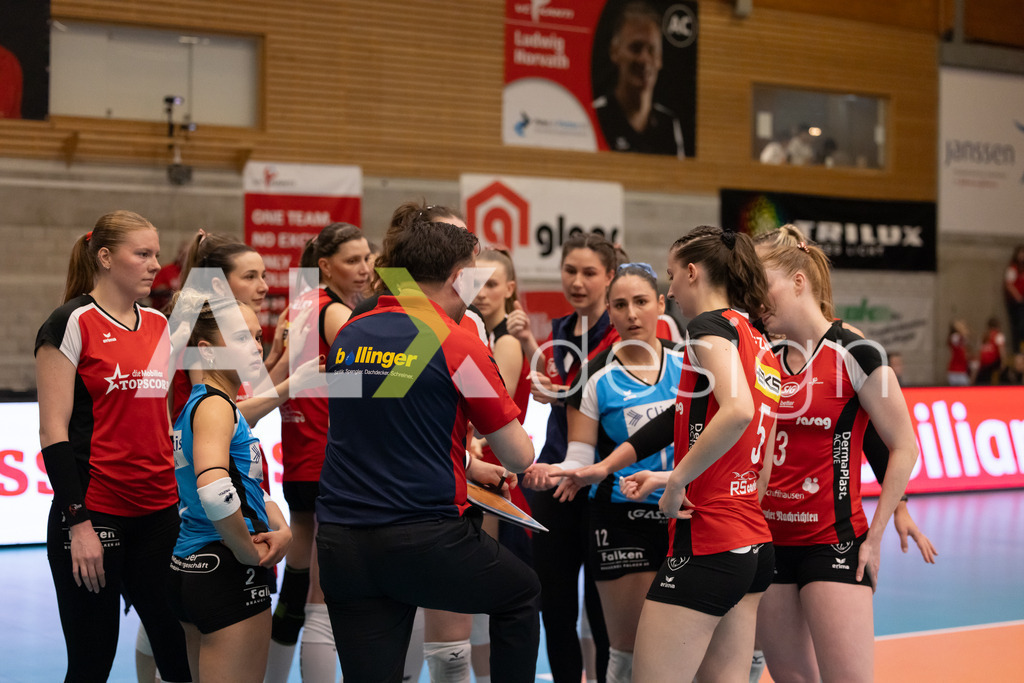 Volleyball I Frauen I Saison 2025-2026 I Volleyball NLA | Women I  Playoffs Finals 2/5 I  VC Kanti Schaffhausen - viteos NUC I  10.04.2026 | VC Kanti Schaffhausen Spielerinnen - Realisiert mit Pictrs.com