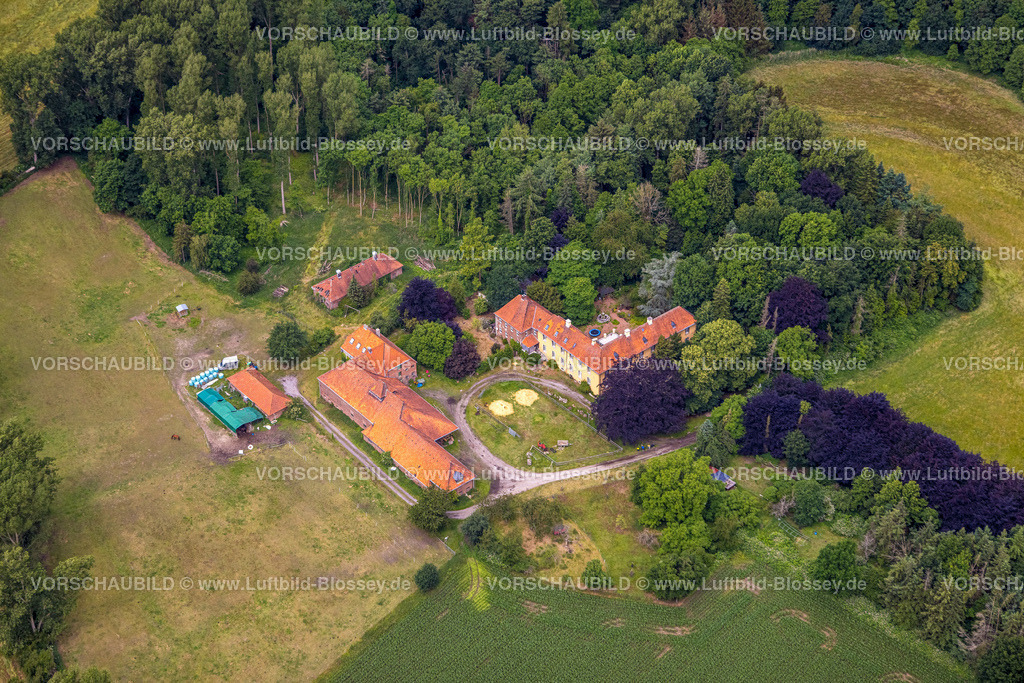 Dorsten220604751 | Luftbild, Haus Hagenbeck im Wald, Östrich, Dorsten, Ruhrgebiet, Nordrhein-Westfalen, Deutschland