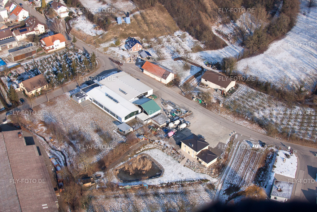 Fa. AVN GmbH | Luftbild: Fa. AVN GmbH im Ortsteil Neuenbürg in Kraichtal im Bundesland Baden-Württemberg in Deutschland. Foto: IMG_48763.jpg vom 06.02.2012 durch Werner Riehm/FLY-FOTO.de - Realisiert mit Pictrs.com