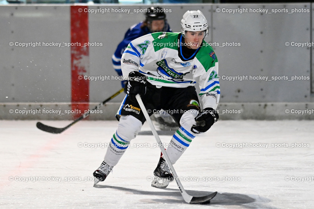 EC Tigers Paternion vs. EC Feld am See Ledenitzen | #22 Moser Tobias Feld am See Ledenitzen, EC Tigers Paternion vs. EC Feld am See Ledenitzen, EC Tigers Paternion vs. EC Feld am See Ledenitzen am 19.01.2025 in Villach (Eisplatz Paternion), Austria, (Photo by Bernd Stefan)