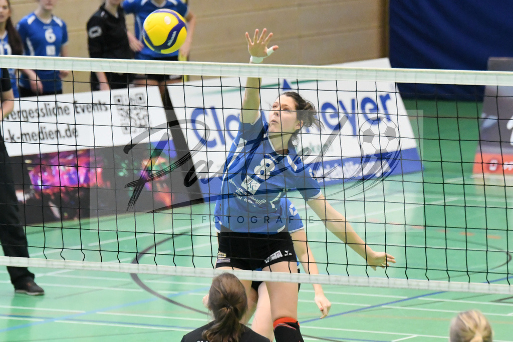 20200202_VCOOTB_0092 | Volleyball, Frauen:   waehrend des Spiels der Regionalliga NordWest zwischen VC Osnabrueck und Oldenburger TB in der Schlosswall-Halle am 02.02.2020 in Osnabrueck, Deutschland. - Realisiert mit Pictrs.com