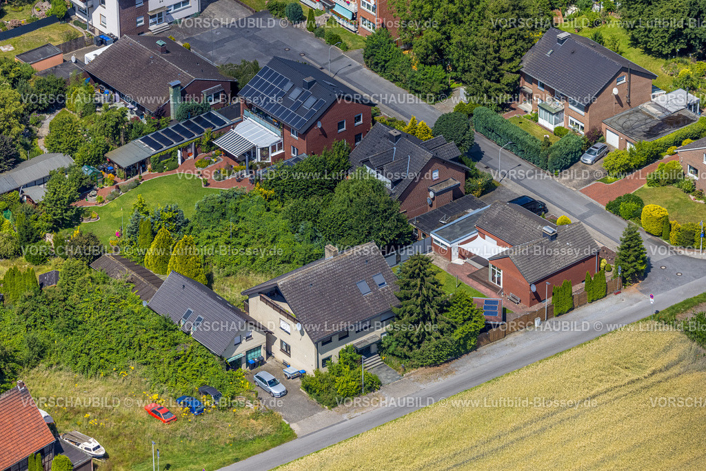 Hamm240706915 | Luftbild, Wohngebiet Wohnsiedlung Luickentraße, Uentrop, Hamm, Ruhrgebiet, Nordrhein-Westfalen, Deutschland