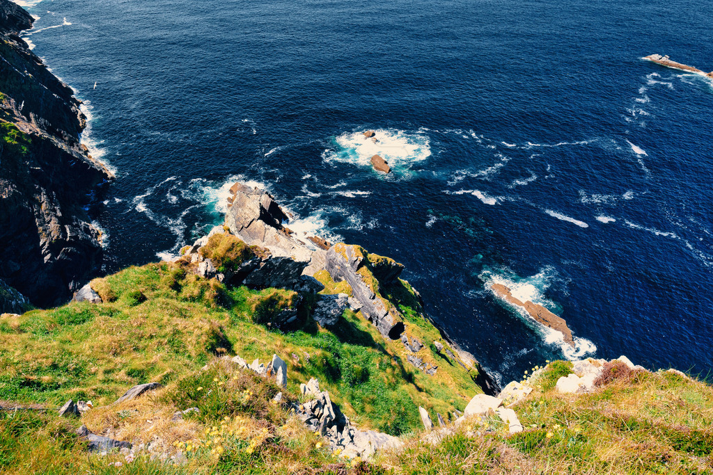 Kerry Cliffs | Klippen an der Westküste von Irland am Ring of Kerry. - Realisiert mit Pictrs.com