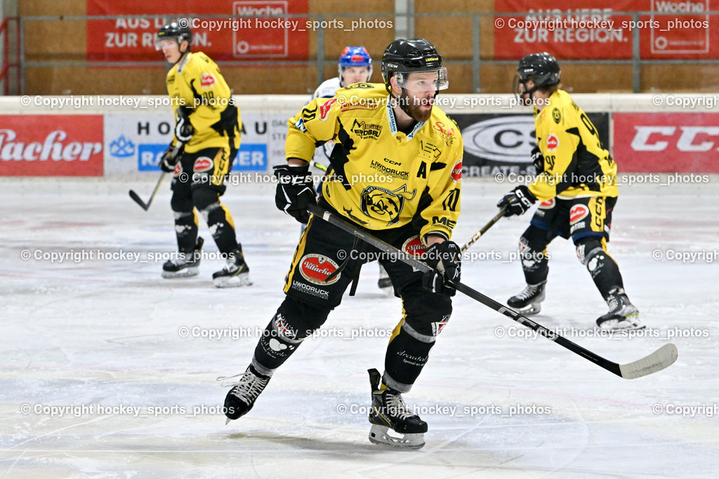 EC Hornets Spittal vs. ESC Steindorf 23.2.2024 | #70 Kronig Daniel EC Hornets Spittal, EC Hornets Spittal vs. ESC Steindorf 23.2.2024, EC Hornets Spittal vs. ESC Steindorf 23.2.2024 am 23.02.2024 in Spittal an der Drau (Eissportzentrum Spittal), Austria, (Photo by Bernd Stefan)