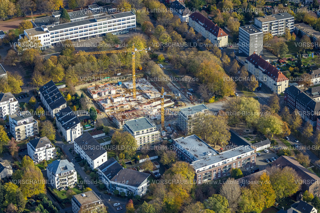 Gelsenkirchen221102248noerdlich | Luftbild, Baustelle und Neubau Wohnhäuser, Am Goldberg, Buer, Gelsenkirchen, Ruhrgebiet, Nordrhein-Westfalen, Deutschland