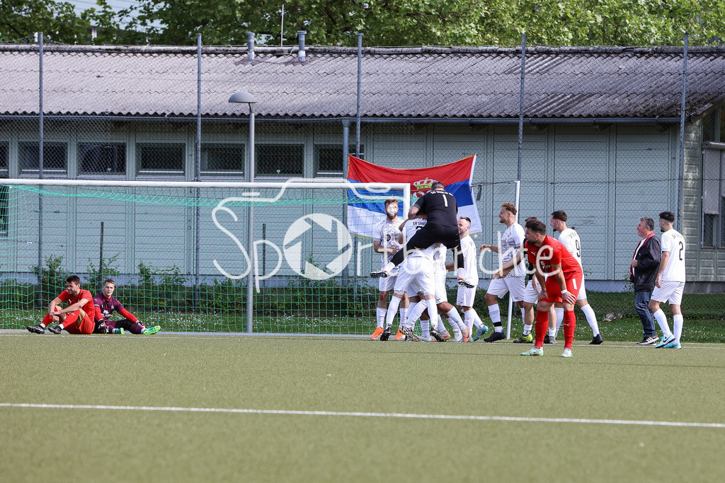 SK Srbija München - TSV 1895 Teisendorf | Jubel nach 4-1