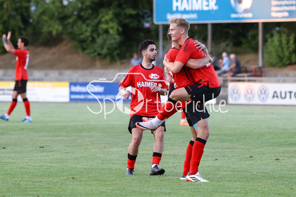 TSV Aindling - VfB Eichstätt | Jubel nach 1-1 durch TSV #7