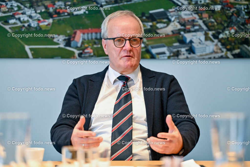 Pressekonferenz Bgm. Freistadt_ 18.12.2023-27 | 18.12.2023, Freistadt, AUT, Pressekonferenz Bgm. zur Bilanz im Bild Christian Gratzl (SP, Bgm. Freistadt)