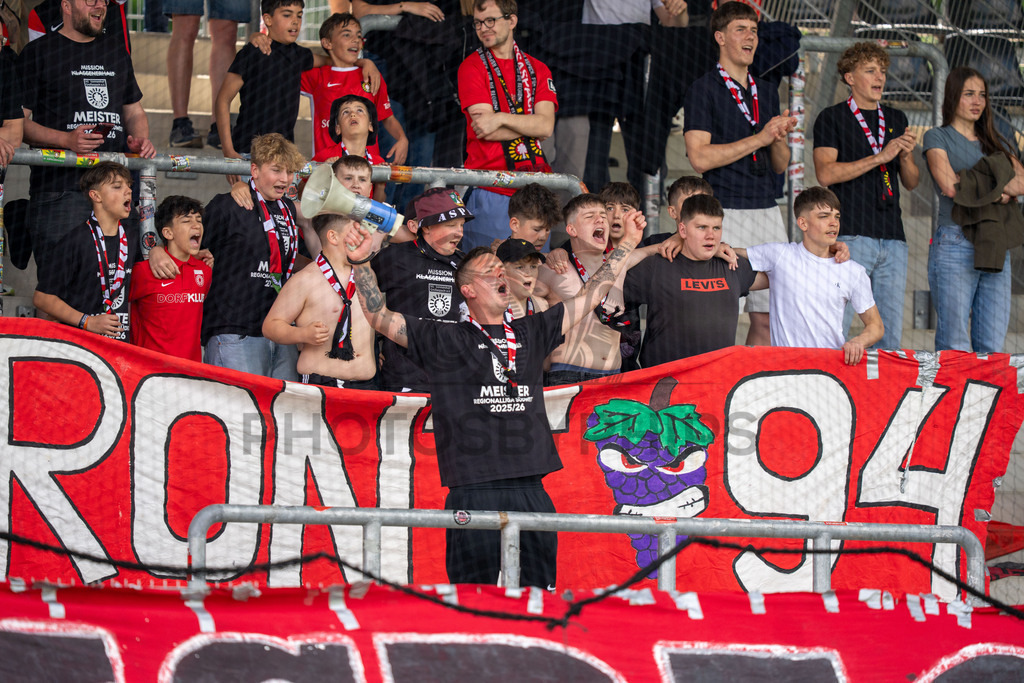 SG Sonnenhof Großaspach vs. SG Barockstadt Fulda-Lehnerz, Fussball, Regionalliga Suedwest, 33. Spieltag, 09.05.2026 | Fans SG Sonnenhof,SG Sonnenhof Großaspach vs. SG Barockstadt Fulda-Lehnerz, Fussball, Regionalliga Suedwest, 33. Spieltag, 09.05.2026