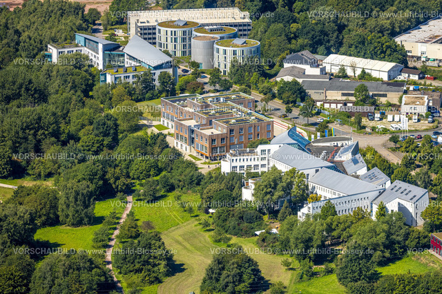 Witten230800286 | Luftbild, Campus der Universität Witten/Herdecke, Annen, Witten, Ruhrgebiet, Nordrhein-Westfalen, Deutschland