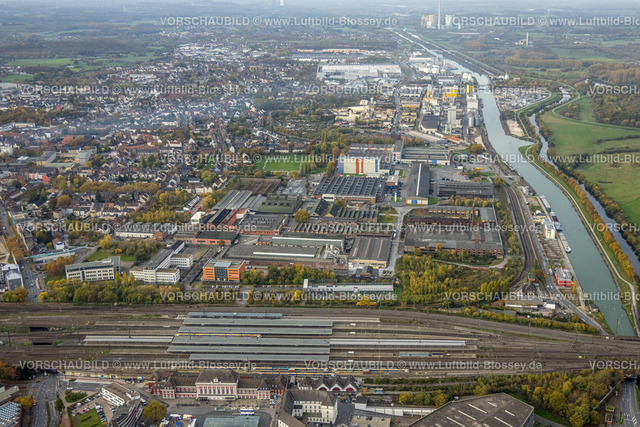 Hamm221012085 | Luftbild, Hafen Hamm, Hauptbahnhof Hamm, Datteln-Hamm-Kanal, Mitte, Hamm, Ruhrgebiet, Nordrhein-Westfalen, Deutschland