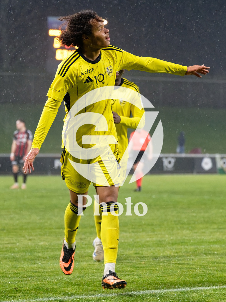 dieci Challenge League - FC Stade Nyonnais v Neuchatel Xamax FCS |  during the dieci Challenge League match between FC Stade Nyonnais and Neuchatel Xamax FCS at Centre sportif de Colovray in Nyon, Switzerland