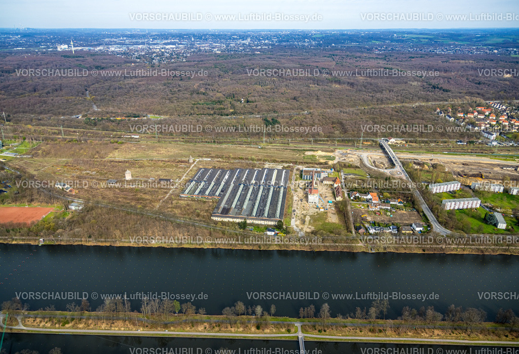 Duisburg230302227 | Luftbild, Baustelle, ehemaliger Rangierbahnhof Wedau, geplantes Duisburger Wohnquartier, Wedau, Duisburg, Ruhrgebiet, Nordrhein-Westfalen, Deutschland