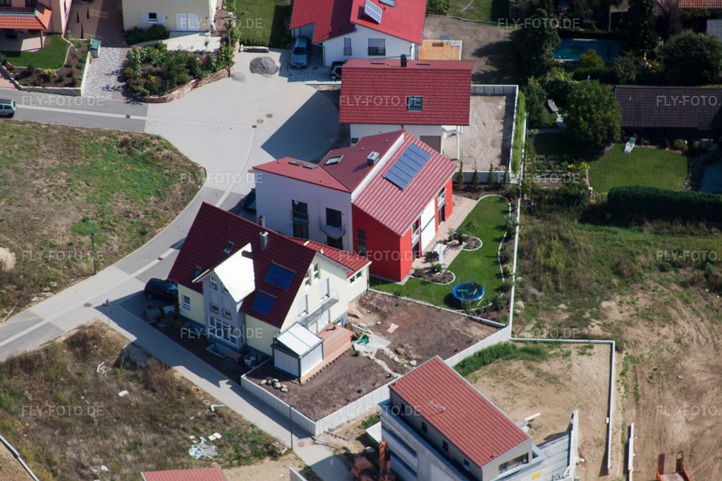 Luftbild: Am Höhenweg in Kandel im Bundesland Rheinland-Pfalz in Deutschland. Foto: IMG_21113.jpg vom 06.09.2009 durch Werner Riehm/FLY-FOTO.de