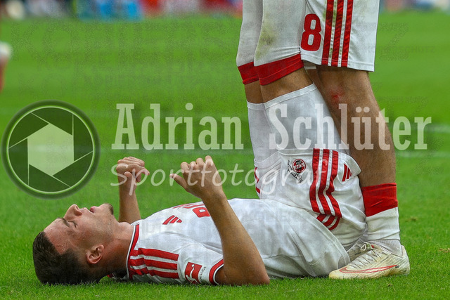 29.08.2026, GER, Fussball, Herren, Bundesliga , 1. Bundesliga, Saison 2026/2027, 1. FC Köln - TSG 1899 Hoffenheim | Said El Mala (KOE) liegt verletzt am Boden