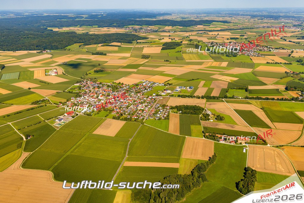 Luftaufnahme von Mödingen - Die Luftaufnahme wurde 2025 vom UL-Flugzeug heraus erstellt ( keine Drohne ) - Hochauflösende Luftaufnahme - für professionelle Ausdrucke geeignet. Die Geschenkidee !Mit Lizenz und Bildrechte bestellbar