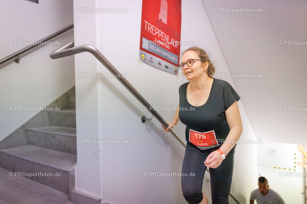 KölnTurm Treppenlauf; Köln, 03.08.2025 | Impressionen vom KölnTurm Treppenlauf am 03.08.2025 in Köln (Nordrhein-Westfalen). 