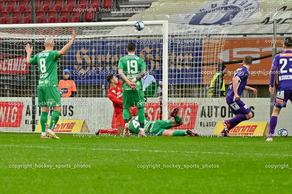 Austria Klagenfurt vs. SK Rapid 10.3.2024 | #8 Lukas Grgic, #45 Niklas Hedl, #19 Michael Sollbauer, #43 Leopold Querfeld, #9 Nicolas Binder