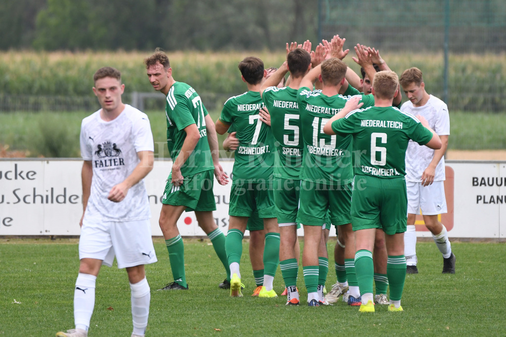 SpVgg Niederalteich : TSV Regen | einfach mal abklatschen, Niederalteich nach Tor 2 gegen den TSV Regen - Realisiert mit Pictrs.com