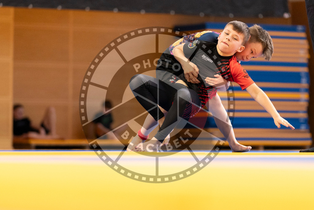 20240316PBB0648 | Athletes compete during the ADCC Eastern European Open grappling Competition in Poznan, Poland, on March 16, 2024.