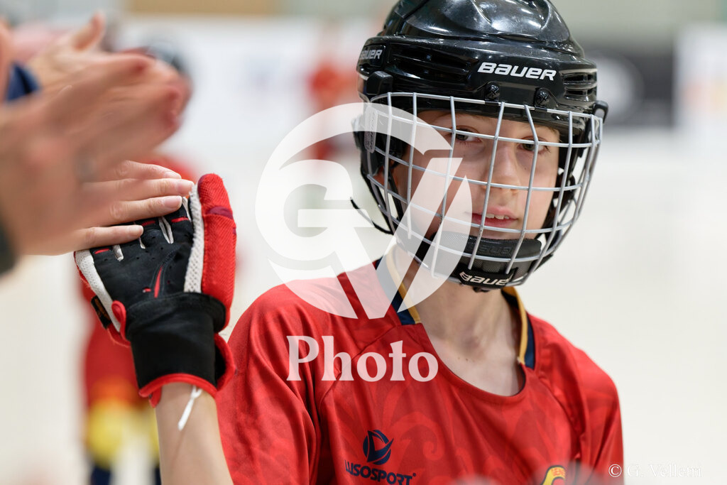 U13  - Geneve RHC v HC Munsingen W  |  during the U13  match between Geneve RHC and HC Munsingen W  at Centre sportif de la queue d'arve in Geneve, Switzerland