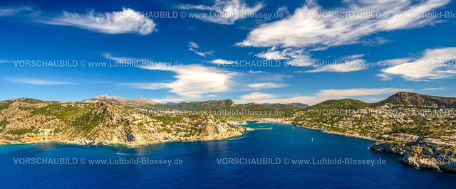 Mallorca230400055PortdAndratx | Luftbild, Felsenküste am Port d' Andratx, Andratx, Balearen, Mallorca, Balearische Inseln, Spanien